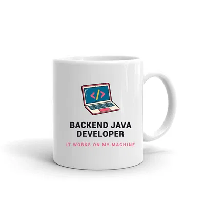 Backend Java Developer Code Laptop mug preview
