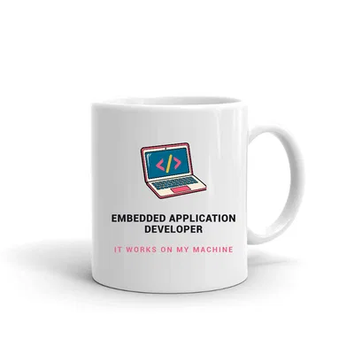Embedded Application Developer Code Laptop mug preview