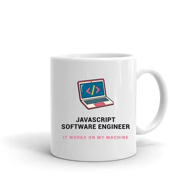 Javascript Software Engineer Code Laptop mug preview