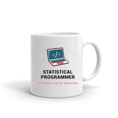 Statistical Programmer Code Laptop mug preview