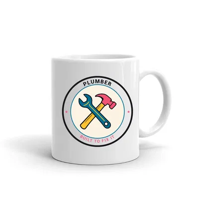 Plumber Tools Badge mug preview