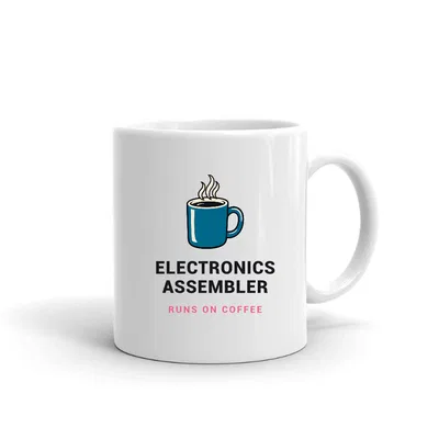 Electronics Assembler Runs on Coffee mug preview
