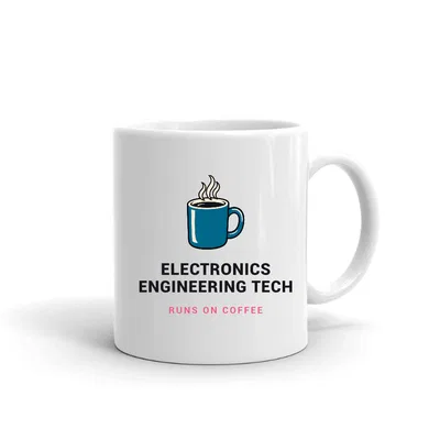 Electronics Engineering Tech Runs on Coffee mug preview