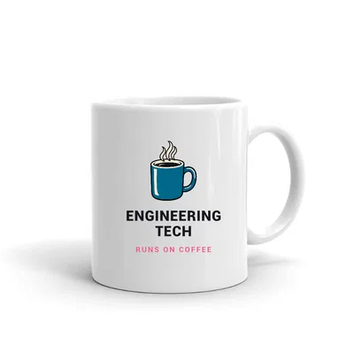 Engineering Tech Runs on Coffee mug preview
