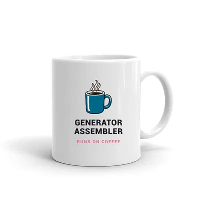 Generator Assembler Runs on Coffee mug preview