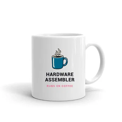 Hardware Assembler Runs on Coffee mug preview