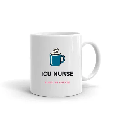 Icu Nurse Runs on Coffee mug preview