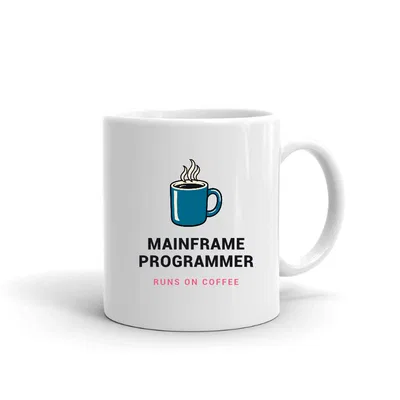Mainframe Programmer Runs on Coffee mug preview