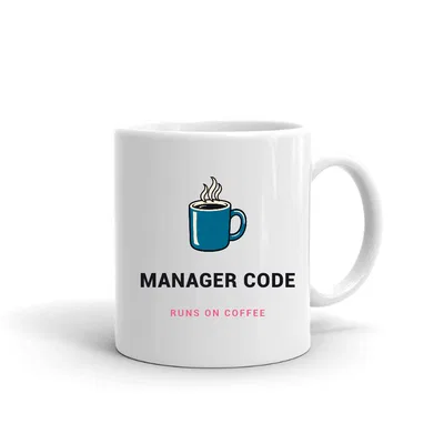 Manager Code Runs on Coffee mug preview