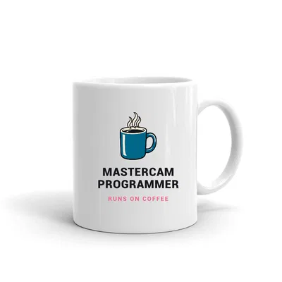 Mastercam Programmer Runs on Coffee mug preview