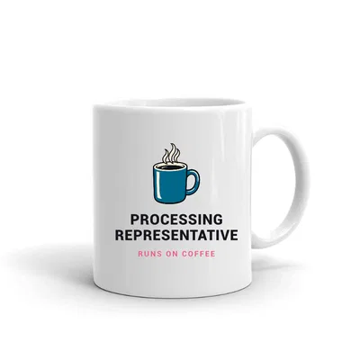 Processing Representative Runs on Coffee mug preview