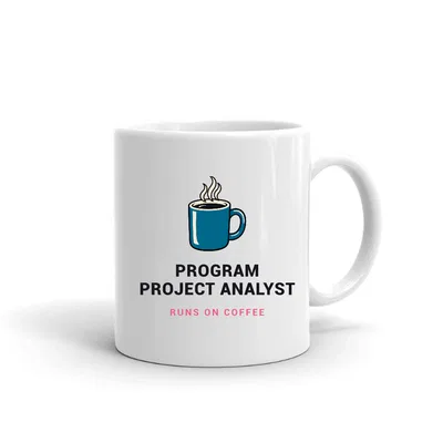 Program Project Analyst Runs on Coffee mug preview