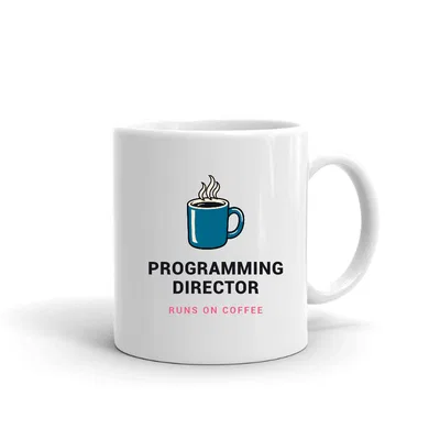 Programming Director Runs on Coffee mug preview