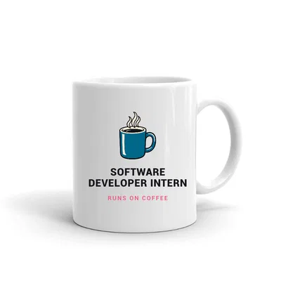 Software Developer Intern Runs on Coffee mug preview