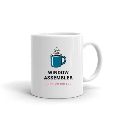 Window Assembler Runs on Coffee mug preview