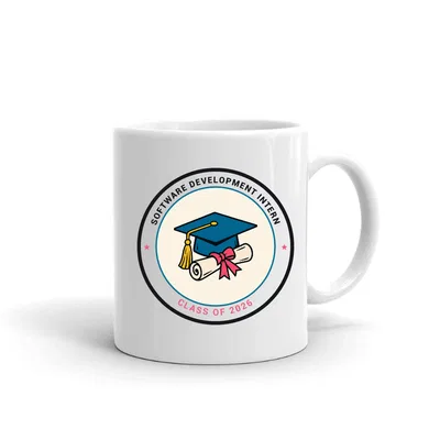 Software Development Intern Graduate Badge mug preview