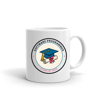 Software Programmer Graduate Badge mug preview