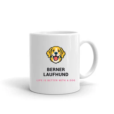 Berner Laufhund Life Is Better mug preview