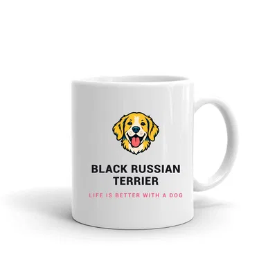 Black Russian Terrier Life Is Better mug preview