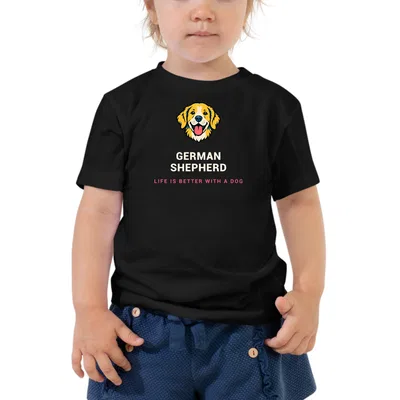 German Shepherd Life Is Better kids dark tee preview