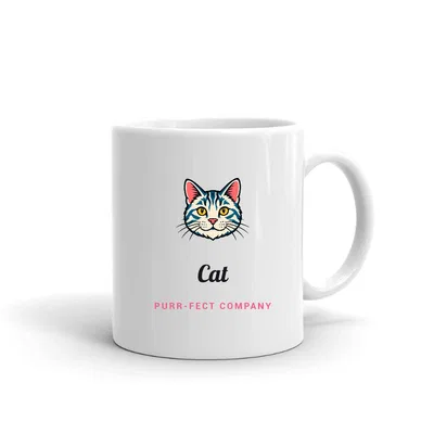 Cat Cat Face mug preview