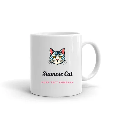 Siamese Cat Cat Face mug preview