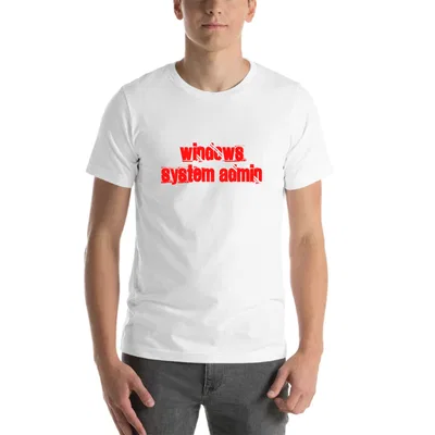 Windows System Admin Cali Style tee preview