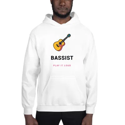 Bassist Acoustic Guitar hoodie preview