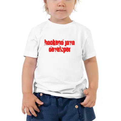 Backend Java Developer Cali Style kids tee preview