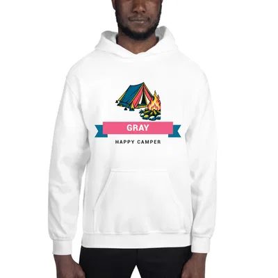 Gray Campfire hoodie preview