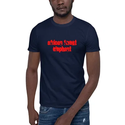 African Forest Elephant Cali Style dark tee preview