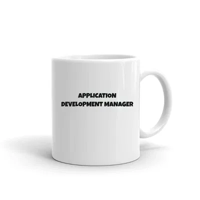 Application Development Manager Fun Style mug preview