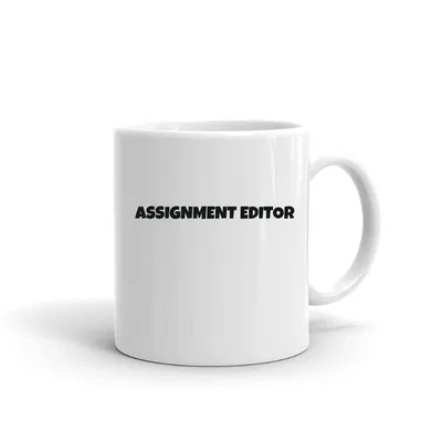 Assignment Editor Fun Style mug preview