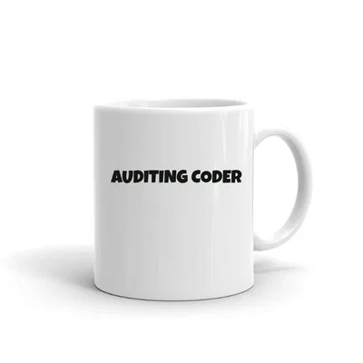 Auditing Coder Fun Style mug preview