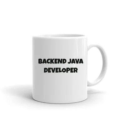 Backend Java Developer Fun Style mug preview