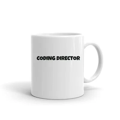 Coding Director Fun Style mug preview