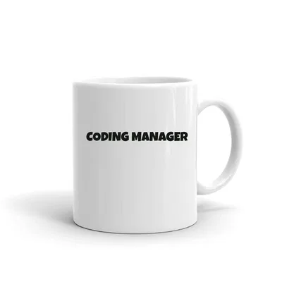 Coding Manager Fun Style mug preview