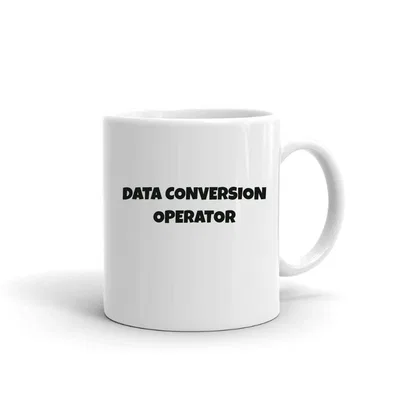Data Conversion Operator Fun Style mug preview