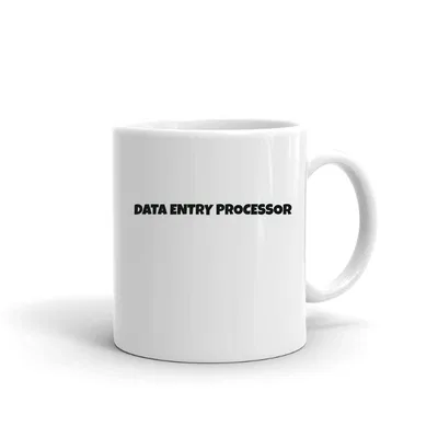 Data Entry Processor Fun Style mug preview