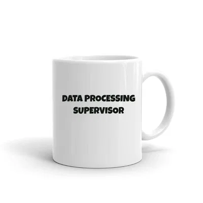 Data Processing Supervisor Fun Style mug preview