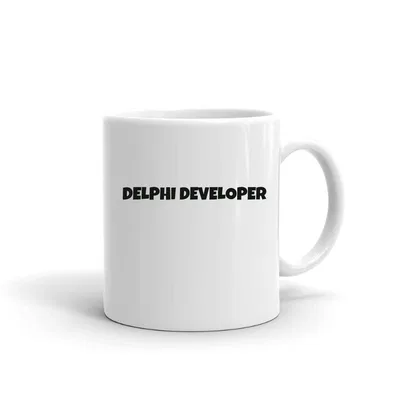 Delphi Developer Fun Style mug preview