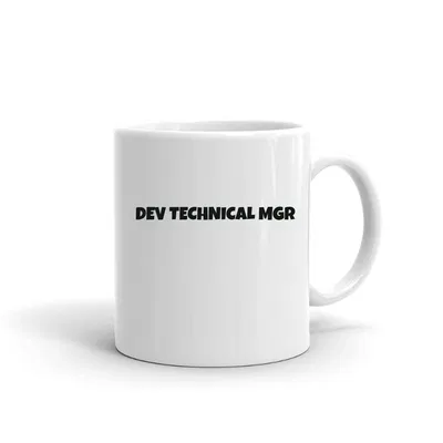 Dev Technical Mgr Fun Style mug preview