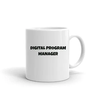 Digital Program Manager Fun Style mug preview