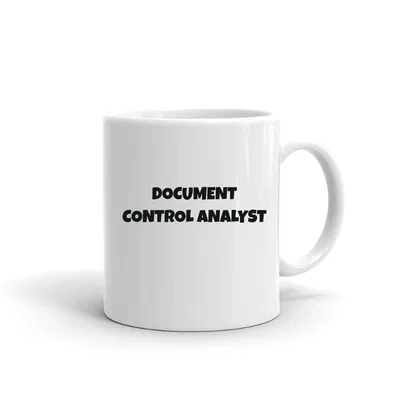 Document Control Analyst Fun Style mug preview