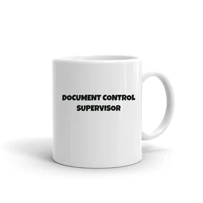 Document Control Supervisor Fun Style mug preview