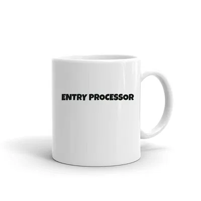 Entry Processor Fun Style mug preview