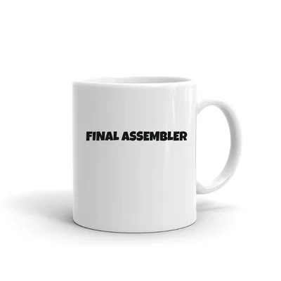 Final Assembler Fun Style mug preview