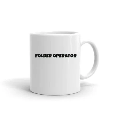 Folder Operator Fun Style mug preview