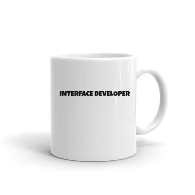 Interface Developer Fun Style mug preview