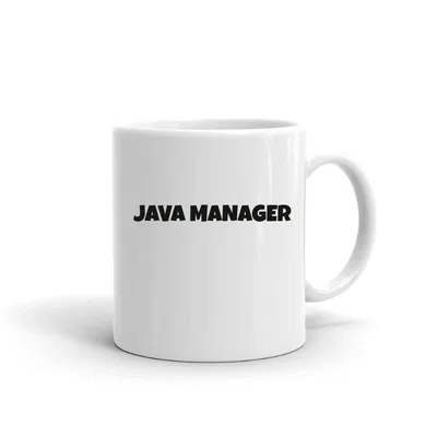 Java Manager Fun Style mug preview